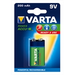 Varta Power 9 V genopladelig batteri - 1 stk.