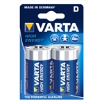 Varta High Energy D Alkaline batteri - 2 stk.