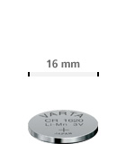 16 mm knapcelle batteri
