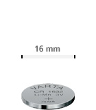 16 mm knapcelle batteri
