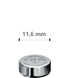 11,6 mm knapcelle batteri