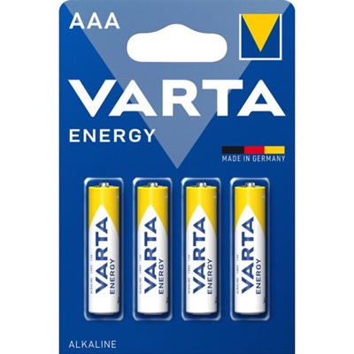 Alkaline Energy AAA batterier - pakke med 4 stk.