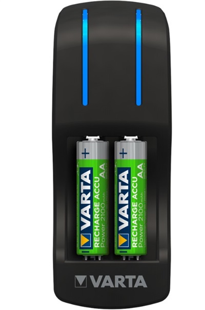 Varta Highly sophisticated design Pocket oplader på 7 timer - Oplader AAA og AA batterier