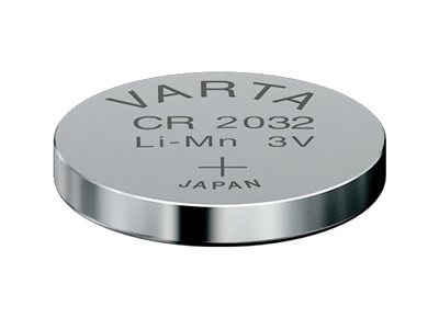 Knapcellebatteri CR2032 3V 230 mAh knapcelle