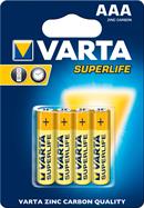 Brunstens batterier AAA Superlife / Heavy Duty batteri  - pakke med 4 stk. AAA Brunstens batterier