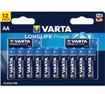 Alkaline batterier AA Longlife Power - pakke med 12 stk. AA batterier