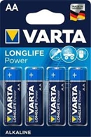 Alkaline batterier AA Longlife Power - pakke a 4 stk. AA batterier