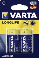 Alkaline batterier C Longlife - 2 stk. type C batterier