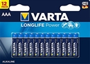 Alkaline batterier AAA Longlife Power - pakke a 12 stk. AAA batterier