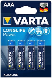 Alkaline batterier AAA Longlife Power - pakke a 4 stk. AAA batterier