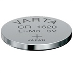 Knapcellebatteri CR1620 3V 70 mAh knapcelle