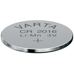 Knapcellebatteri CR2016 3V 90 mAh knapcelle