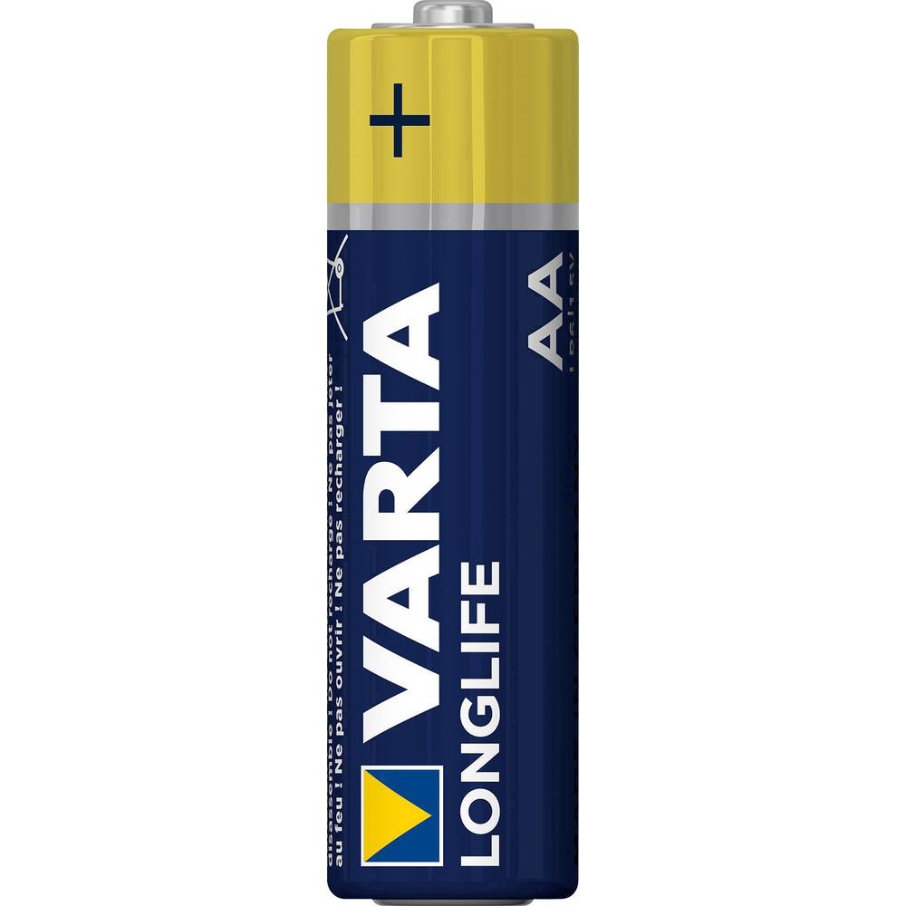 4106101414 | Bestil Alkaline batterier AA Longlife - med 4 stk. AA batterier