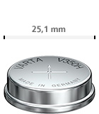 25,1 mm ur batteri