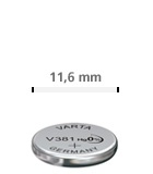 11,6 mm ur batteri