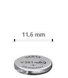 11,6 mm ur batteri