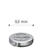 9,5 mm ur batteri